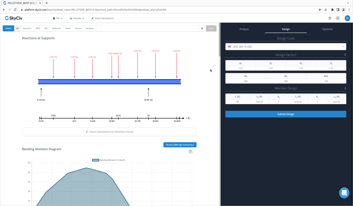 Integrated Beam, Timber Member Design, Steel Member Design, Timber & Steel Member Design